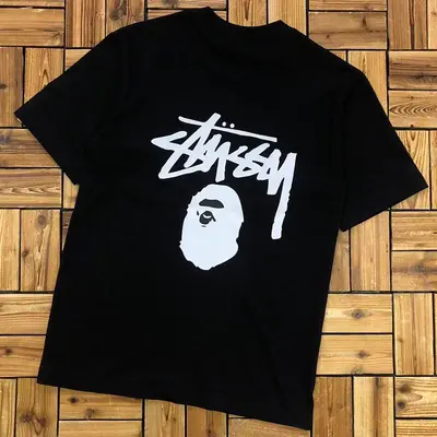 ¥~82 BAPE STUSSY T-SHIRT 08110568