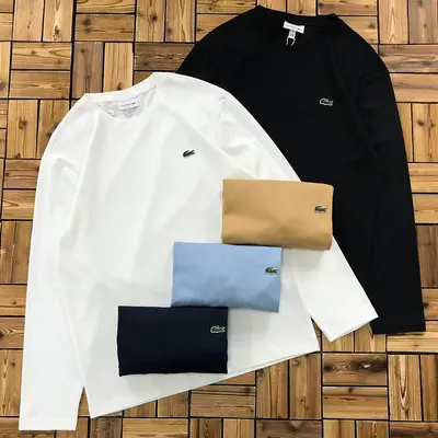 ￥~155 LACOSTE LONG SLEEVED 08220464