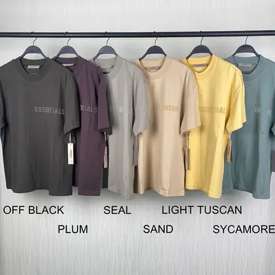 23SS-SShirt Essentials rubber logo short sleeve T-shirt