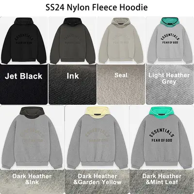 24SS Nylon Fleece Hoodie