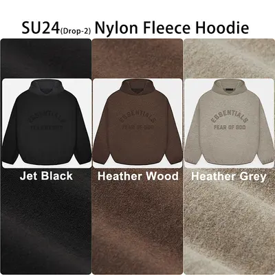 24SU Nylon-Fleece Hoodie Drop 2