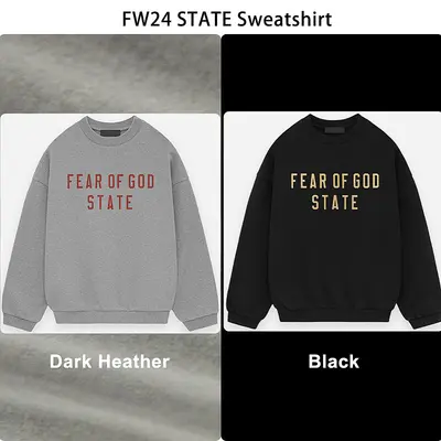 24FW State Crewneck (480GSM Fleece)