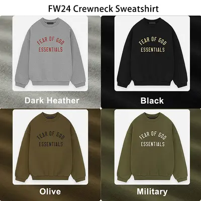 24FW Crewneck Sweatshirt (480GSM Fleece)