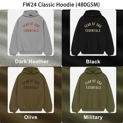 24FW Classic Hoodies (480GSM Fleece)